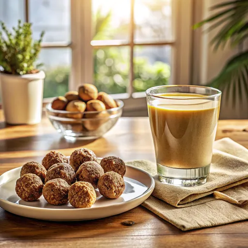 Orzeźwiające Kulki Migdałowo-Kawowe