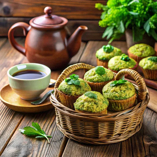 Warzywne Muffiny z Awokado i Ciecierzycy